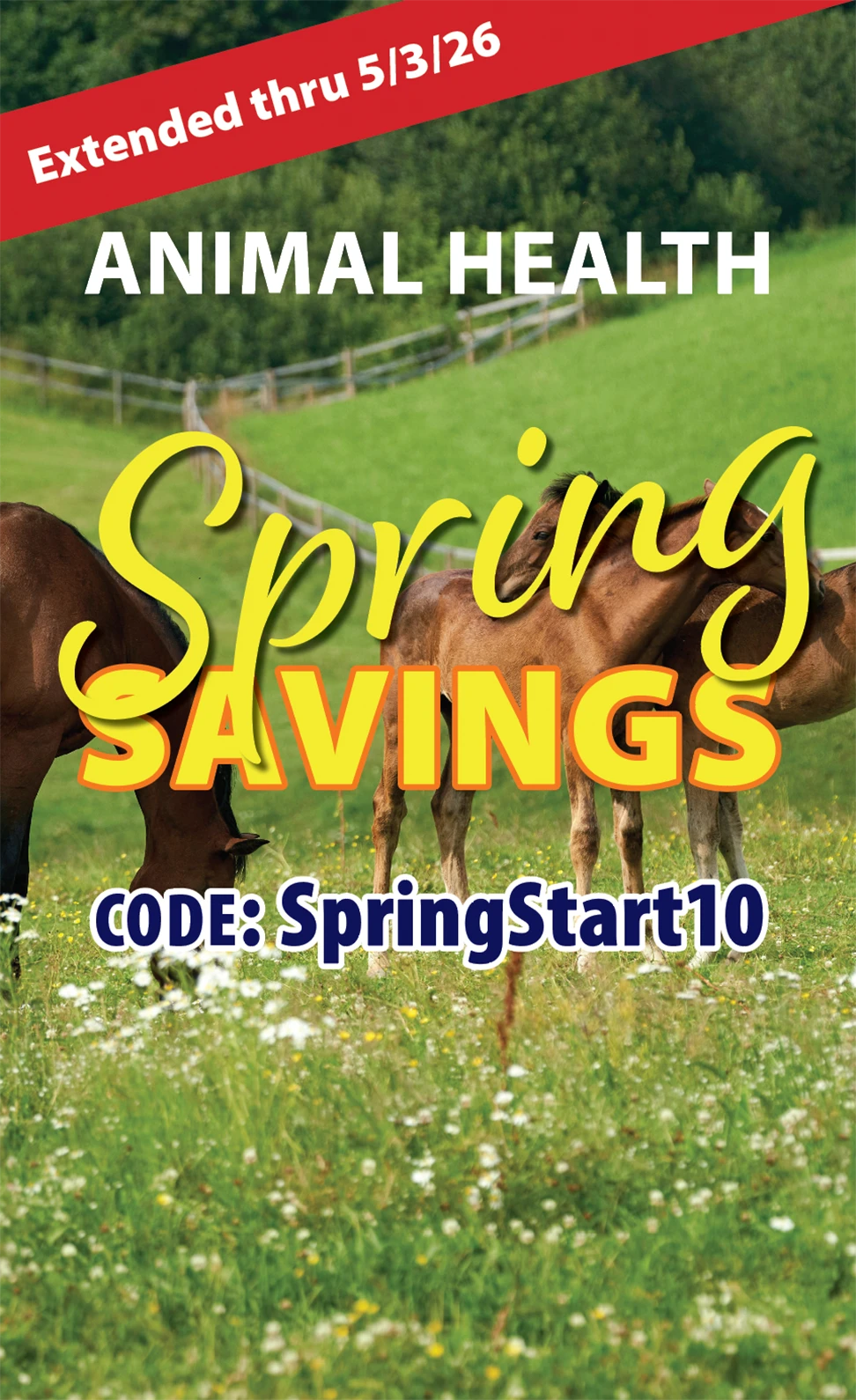 Animal and horse health sale